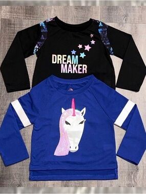New Bundle of 2 Baby & Toddler Girls Size 24 Months Long Sleeve Tops
